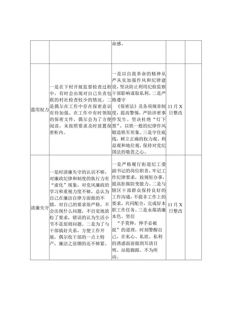 第二批主题教育党员个人问题整改清单.docx_第3页