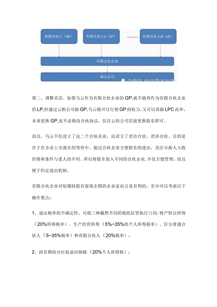 股权之道与术（五）——主体架构搭建中常用类型及有限合伙架构模型.docx_第2页