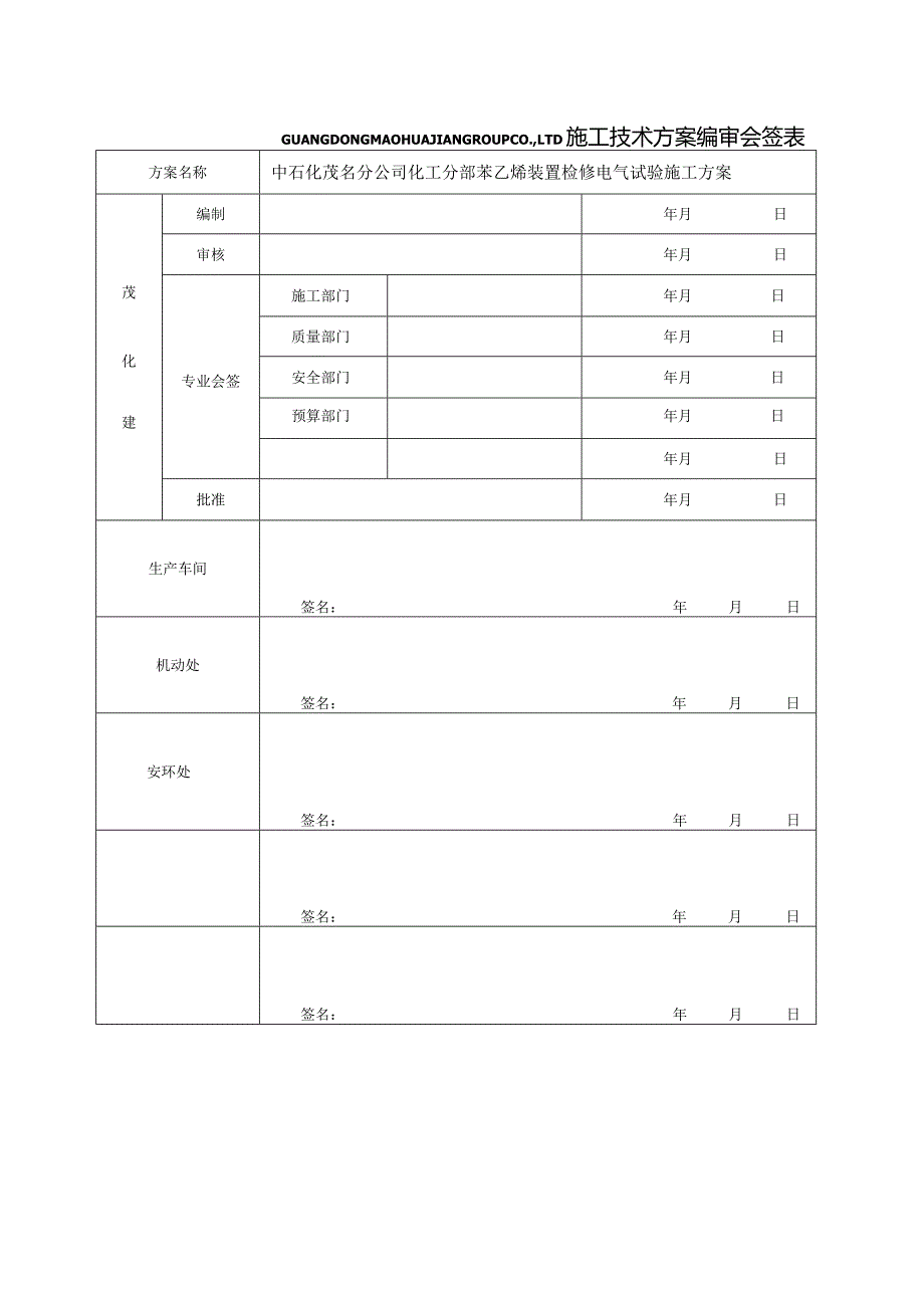 苯乙烯电气检修电气试验施工方案.docx_第2页