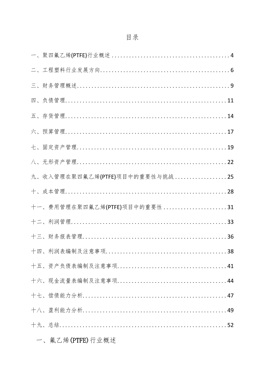 聚四氟乙烯（PTFE）项目财务管理方案.docx_第3页