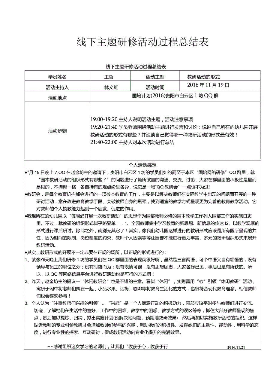 线下主题研修活动过程总结表.docx_第1页