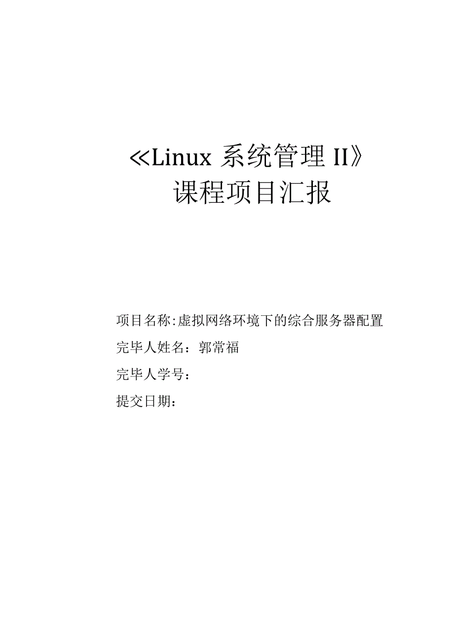 系统管理课程项目报告分析.docx_第1页