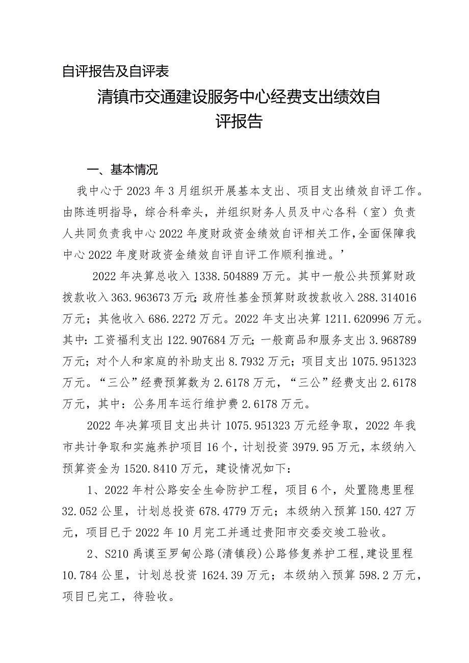 自评报告及自评表.docx_第1页