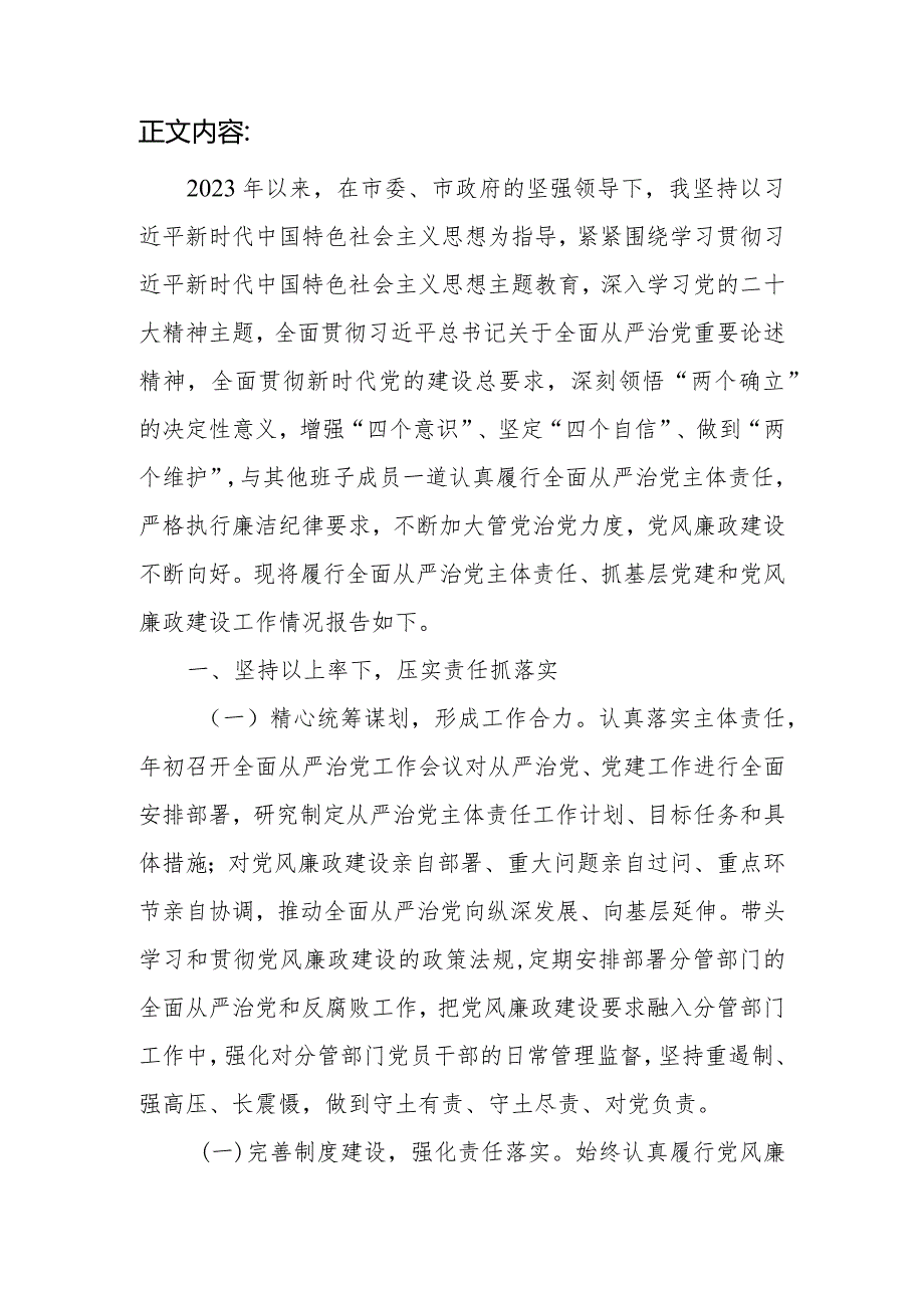 税务局党委书记2023-2024年度落实全面从严治党主体责任、抓基层党建和党风廉政建设工作总结.docx_第3页