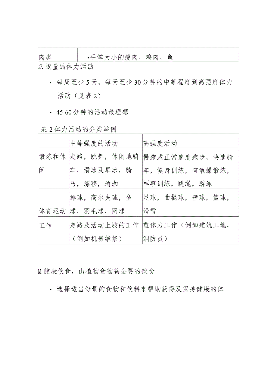 美国肿瘤协会（AmericanCancerSociety,ACS）对肿瘤患者的营养及体力活动指南.docx_第3页