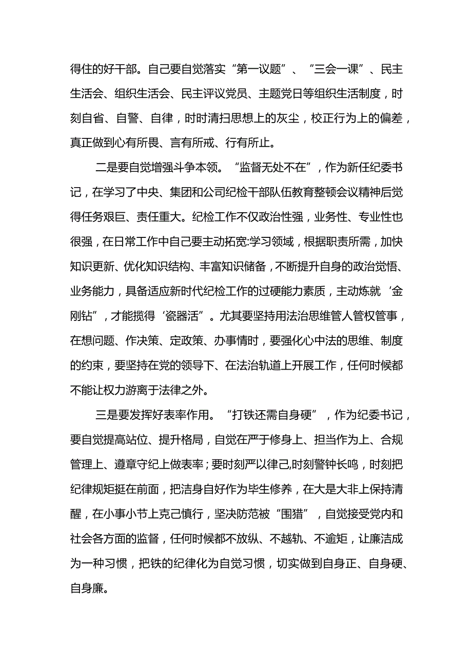 纪检干部教育整顿心得体会-当好“打铁的人”和“铁打的人”.docx_第3页