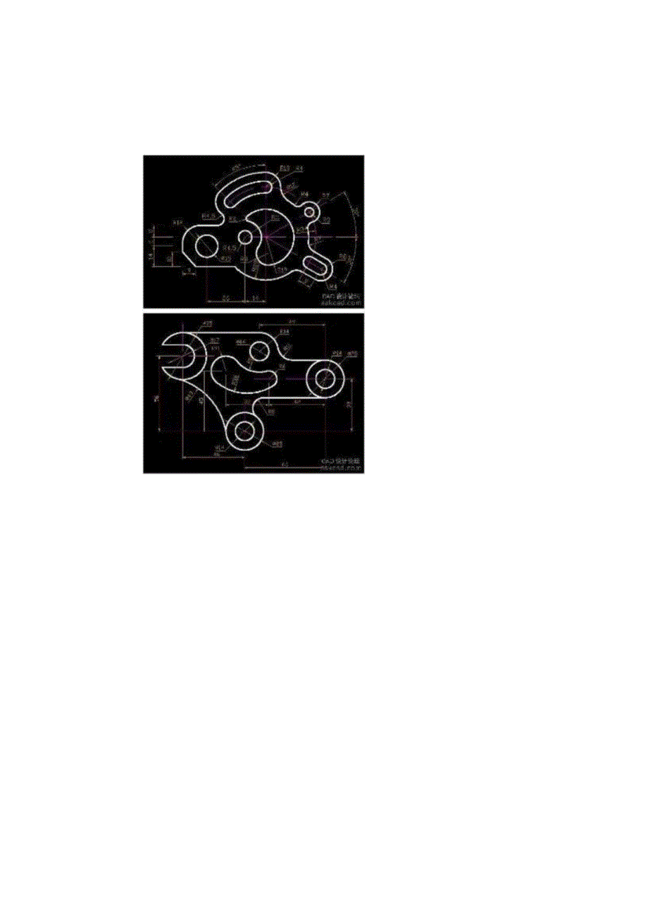 练习图-8张CAD机械练习图.docx_第2页