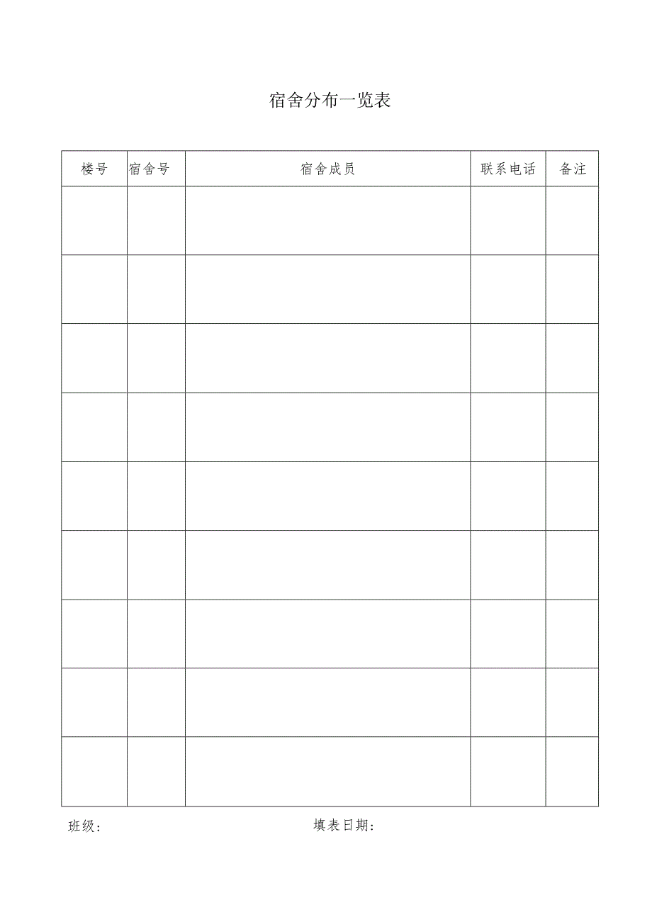 社会科学系宿舍分布一览表.docx_第1页