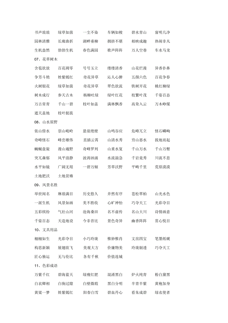 知识集锦之词语归类.docx_第2页