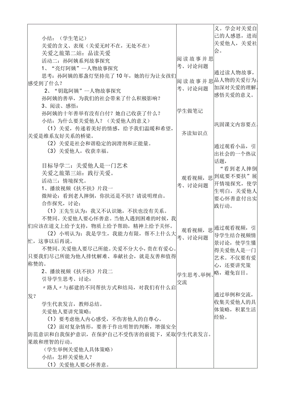 积极奉献社会《关爱他人》公开课教学设计.docx_第2页