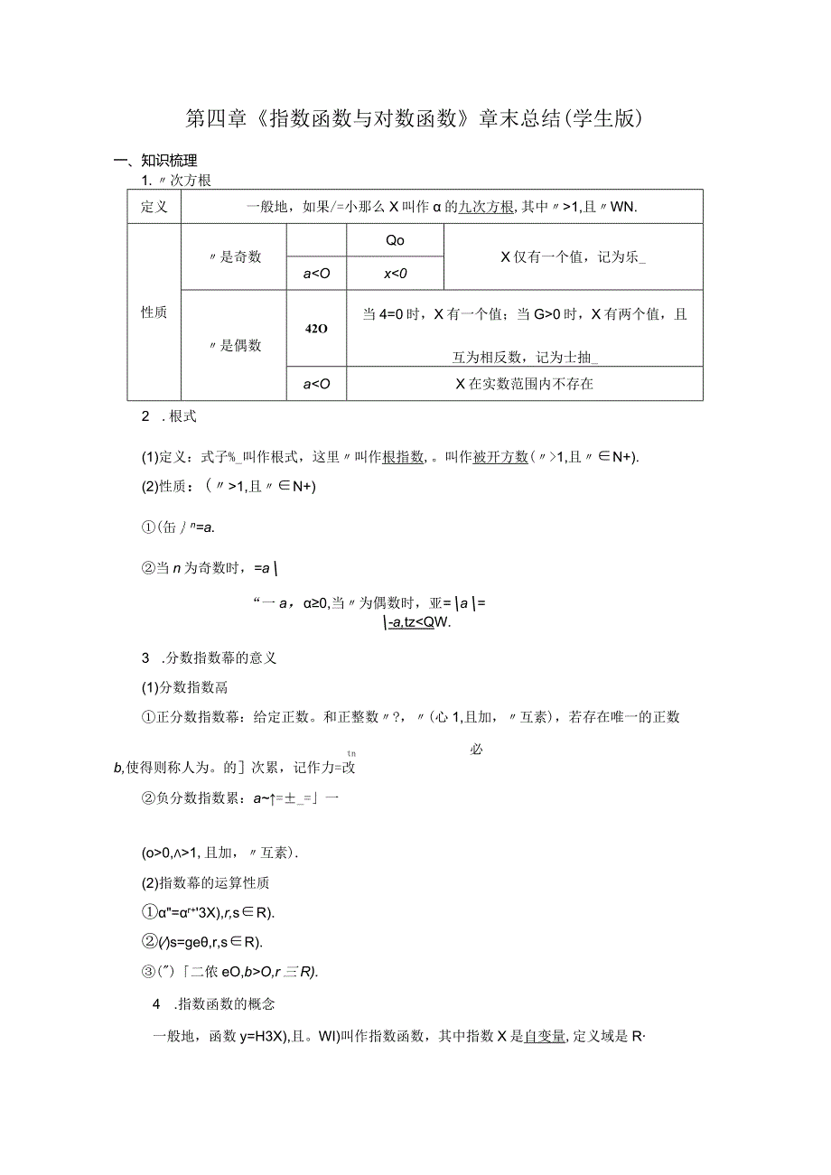 （题型归纳与练习）人教a版必修第一册第四章《指数函数与对数函数》章末总结word版含解析.docx_第1页