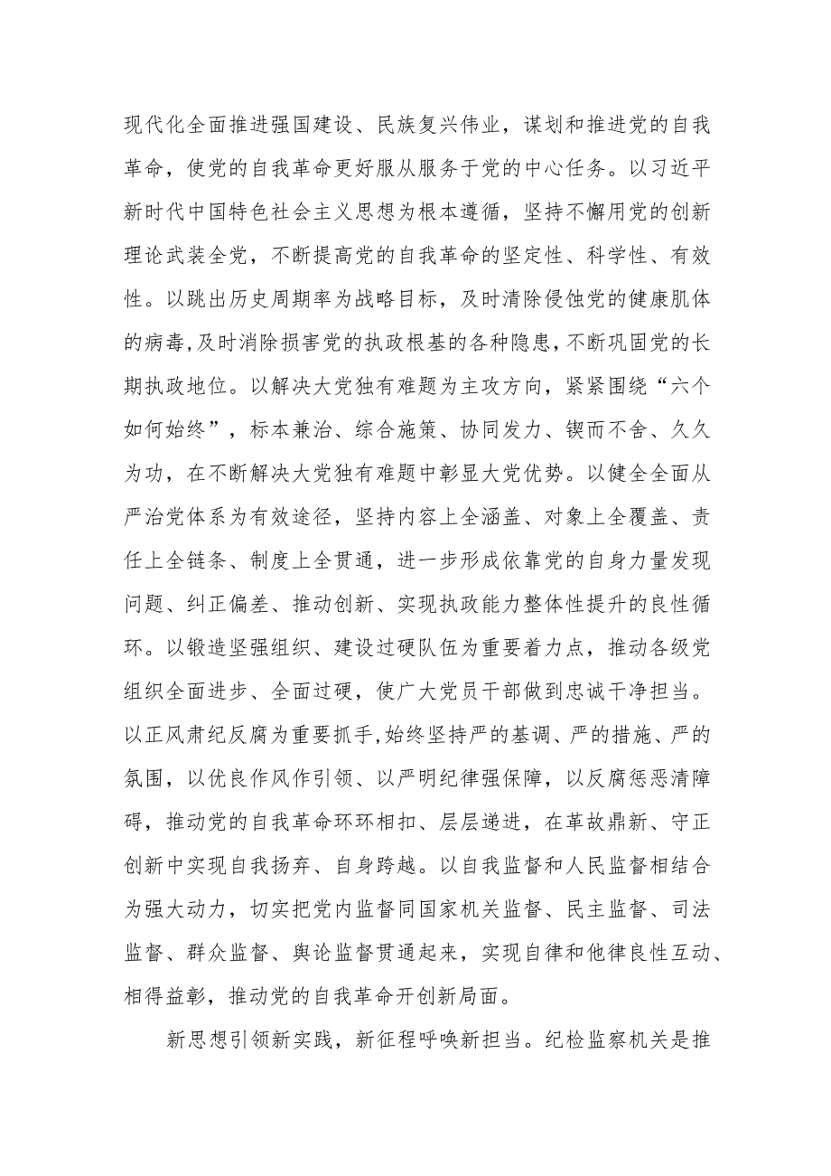 （10篇）学习贯彻在二十届中央纪委三次全会上的重要讲话心得体会发言材料.docx_第3页