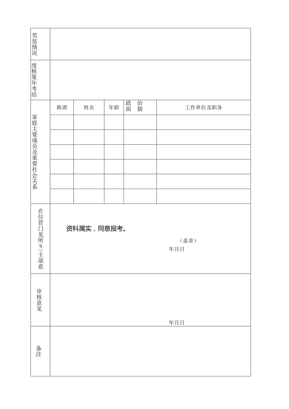 铜陵市市直机关2015年公开遴选公务员报名登记表.docx_第2页