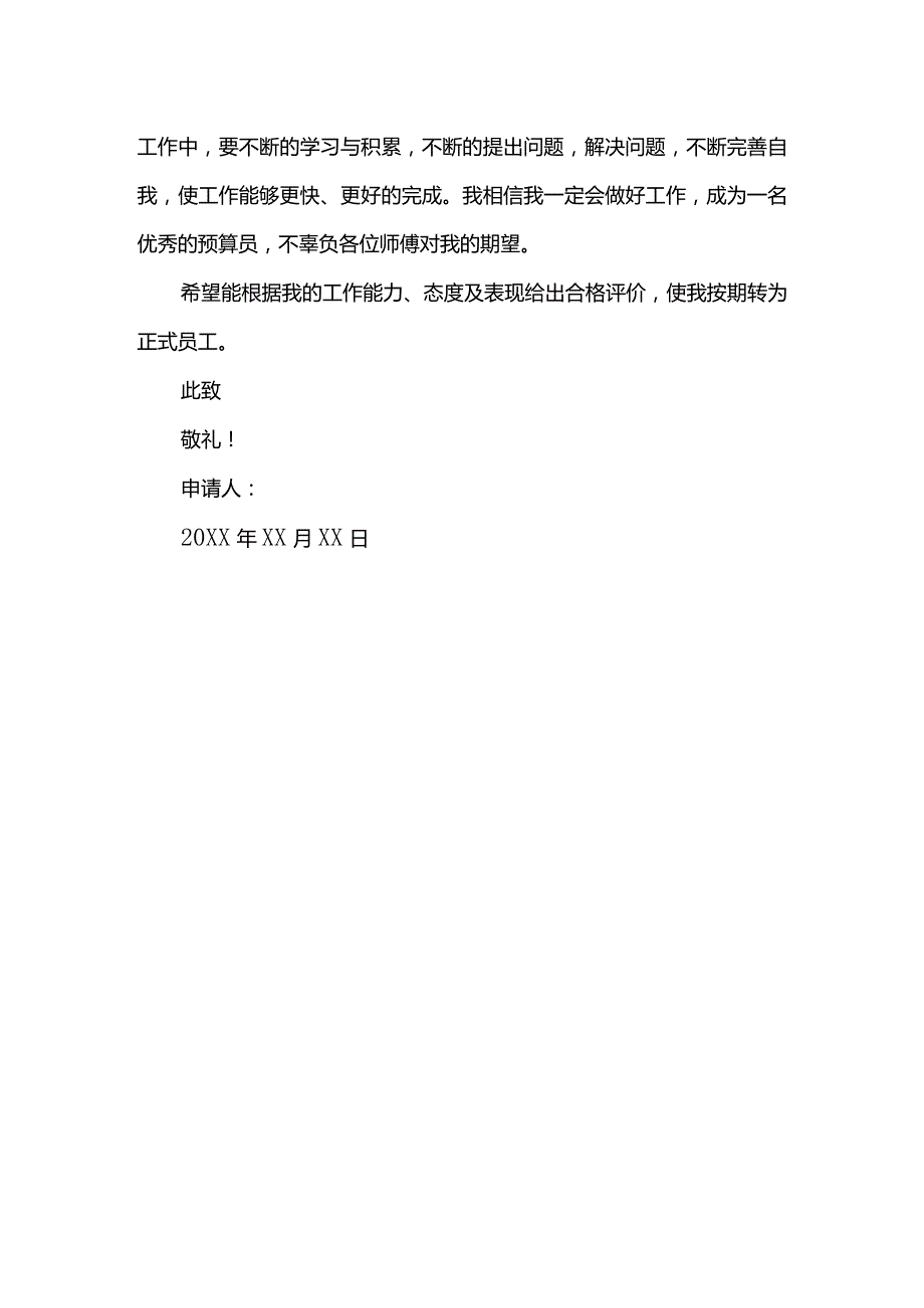 预算转正申请书范文.docx_第3页