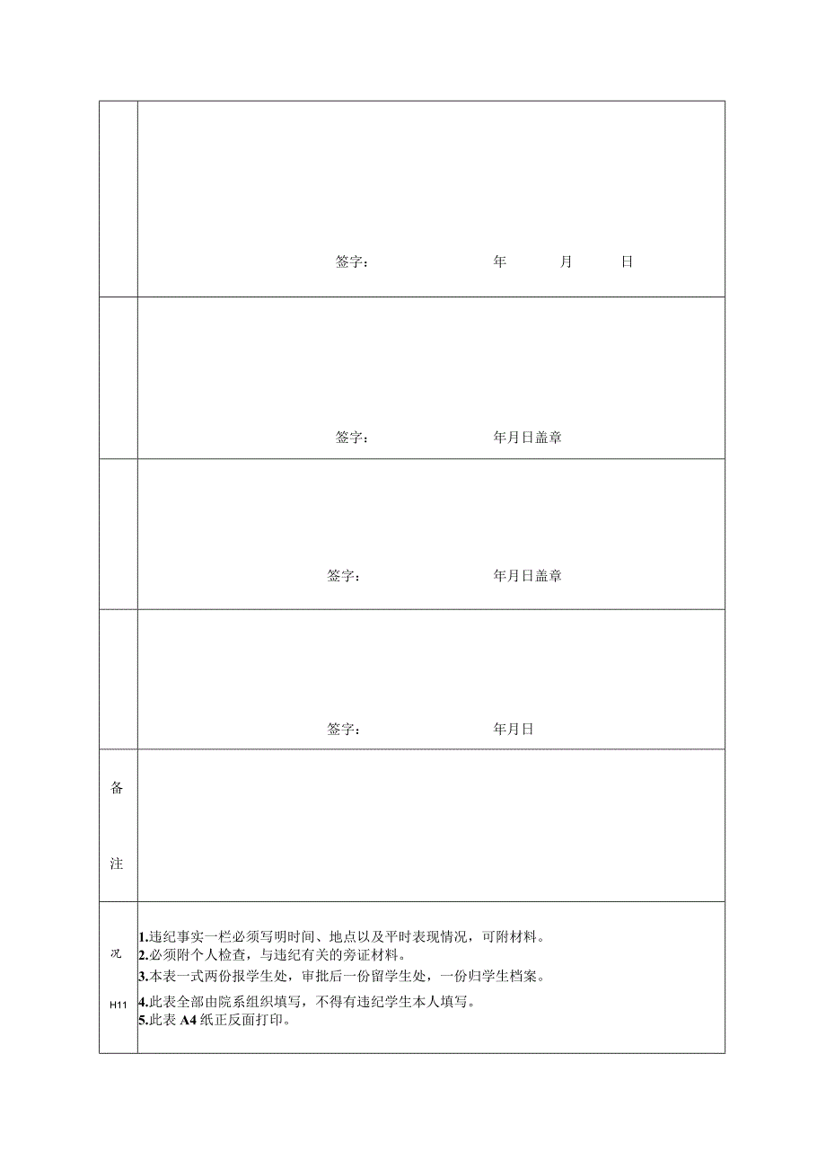 违纪学生处分呈报表.docx_第2页