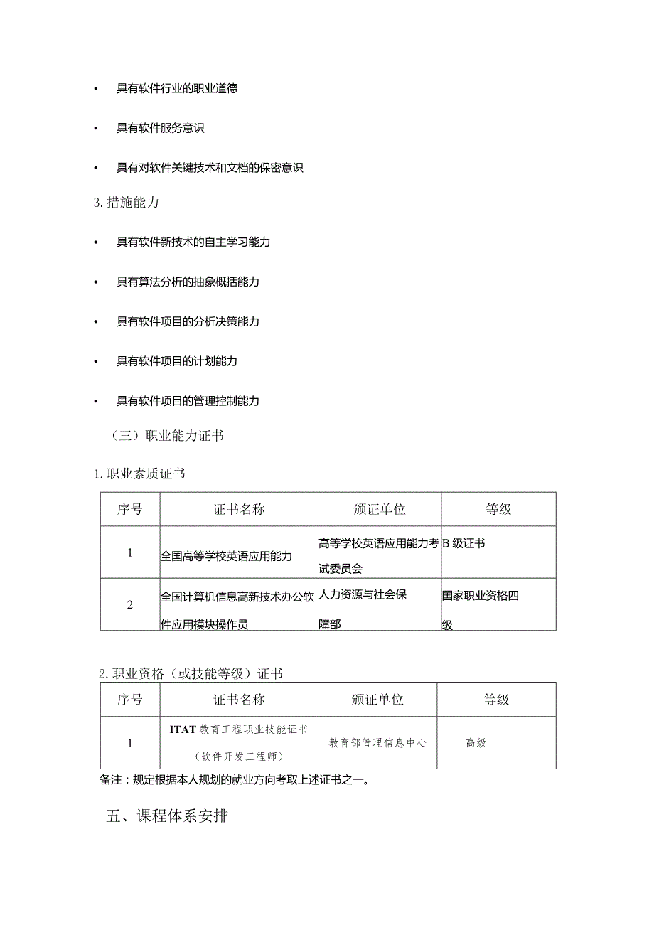 软件技术专业人才培养方案优质资料汇编.docx_第3页