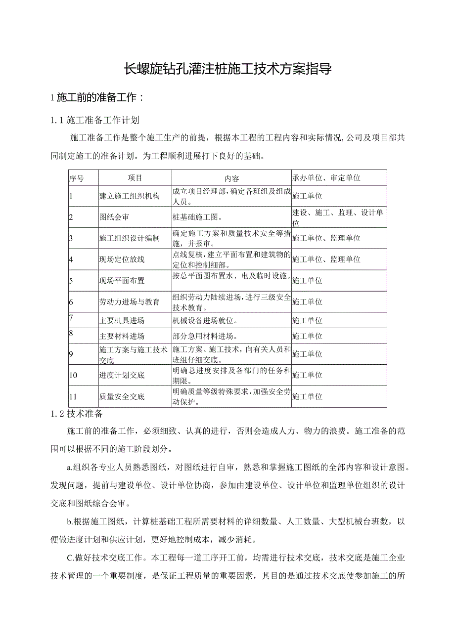 长螺旋钻孔灌注桩施工技术方案指导.docx_第1页