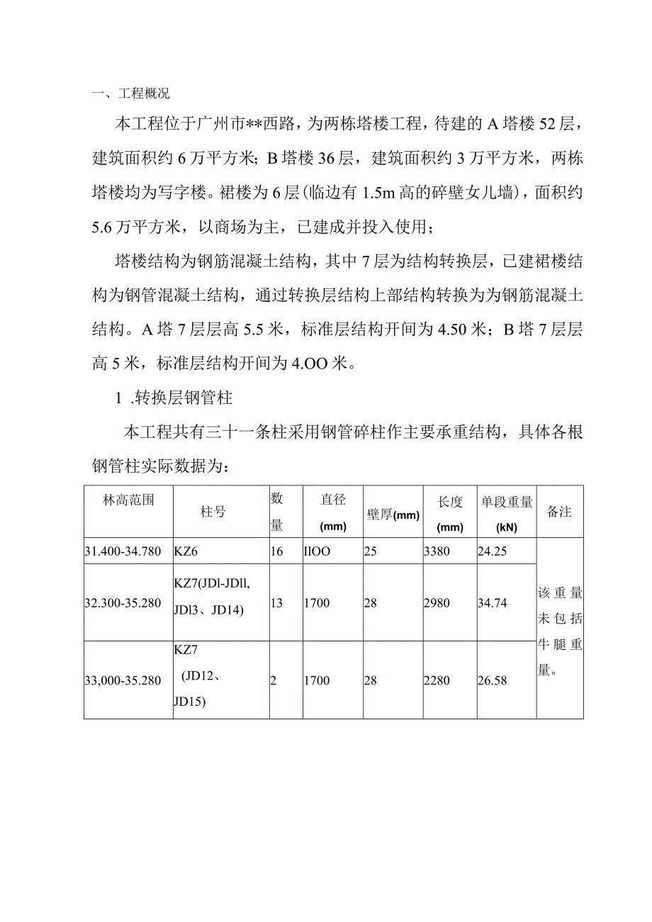 转换层钢管柱和转换钢桁架的吊装施工方案.docx_第2页