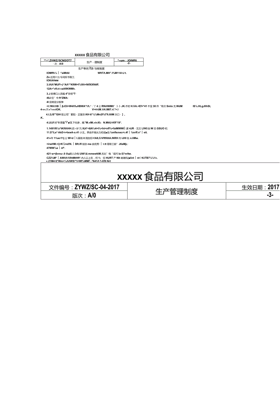 食品公司的生产管理手册.docx_第2页