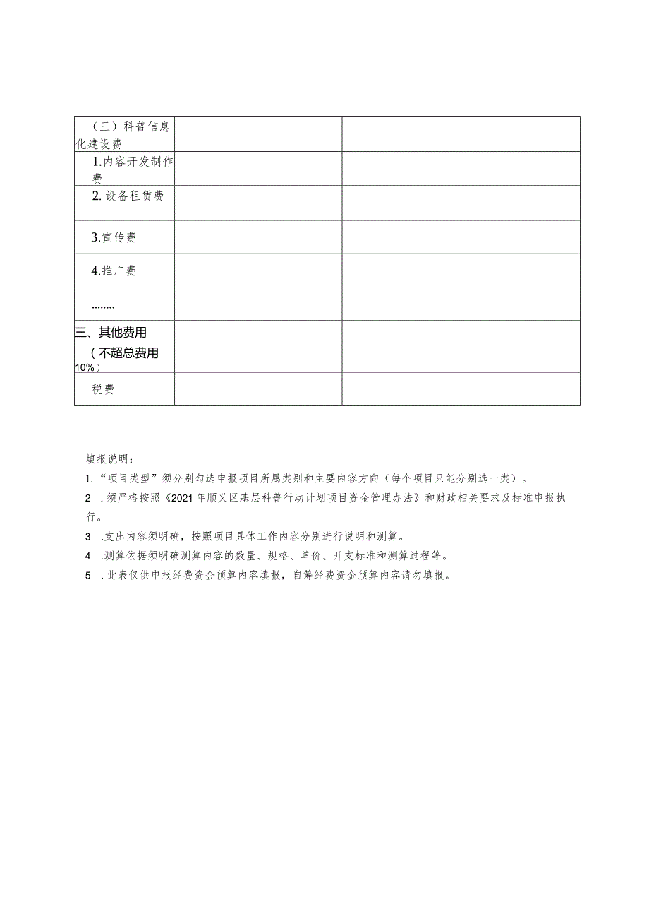 顺义区基层科普行动计划项目资金预算表.docx_第3页