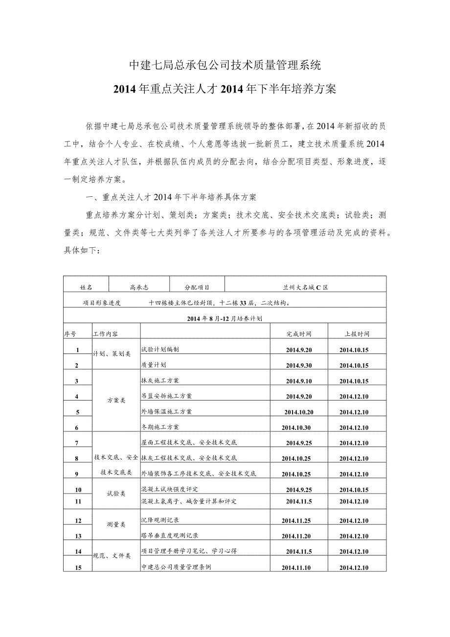 重点关注人才培养方案（2014.8）高承志.docx_第1页