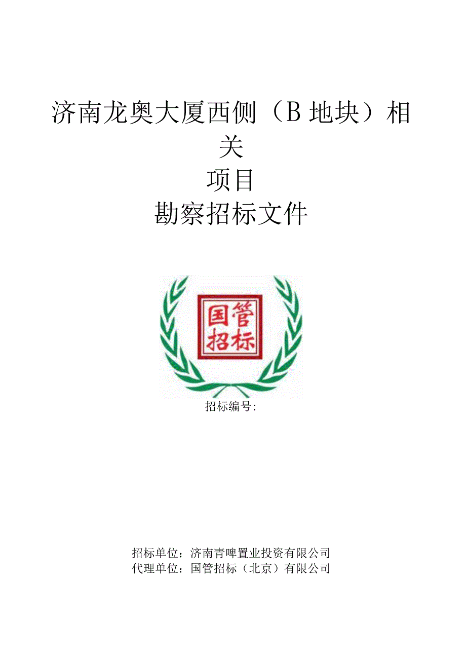 XX地块项目勘察招标文件.docx_第1页