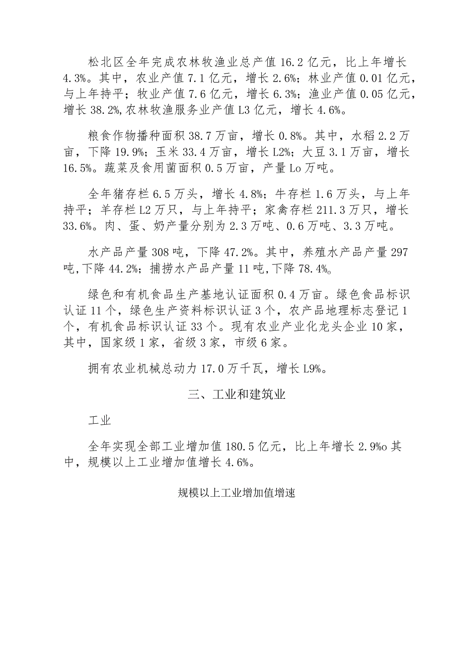 2022年哈尔滨市松北区（哈尔滨新区江北一体发展区）国民经济和社会发展统计公报.docx_第3页