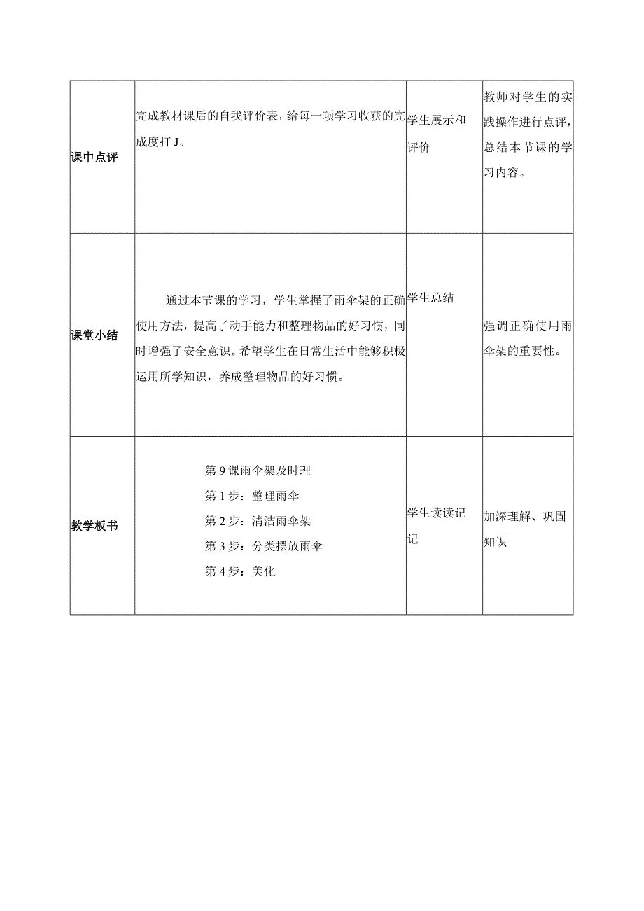 9-雨伞架及时理一年级劳动下册（人民版）.docx_第3页