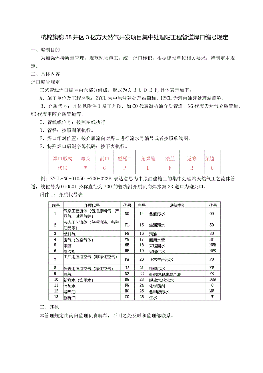 集中处理站管道焊口编号规定.docx_第2页