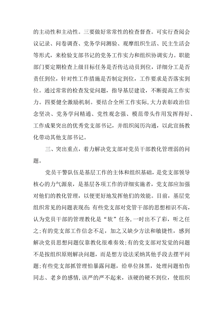 2024党支部建设存在的问题及建议.docx_第3页