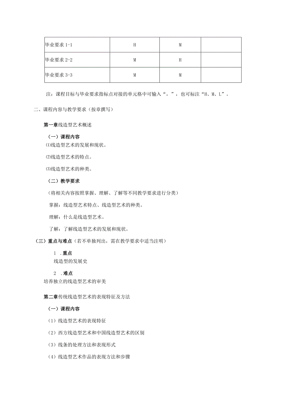 18410134线造型大学高校课程教学大纲.docx_第2页