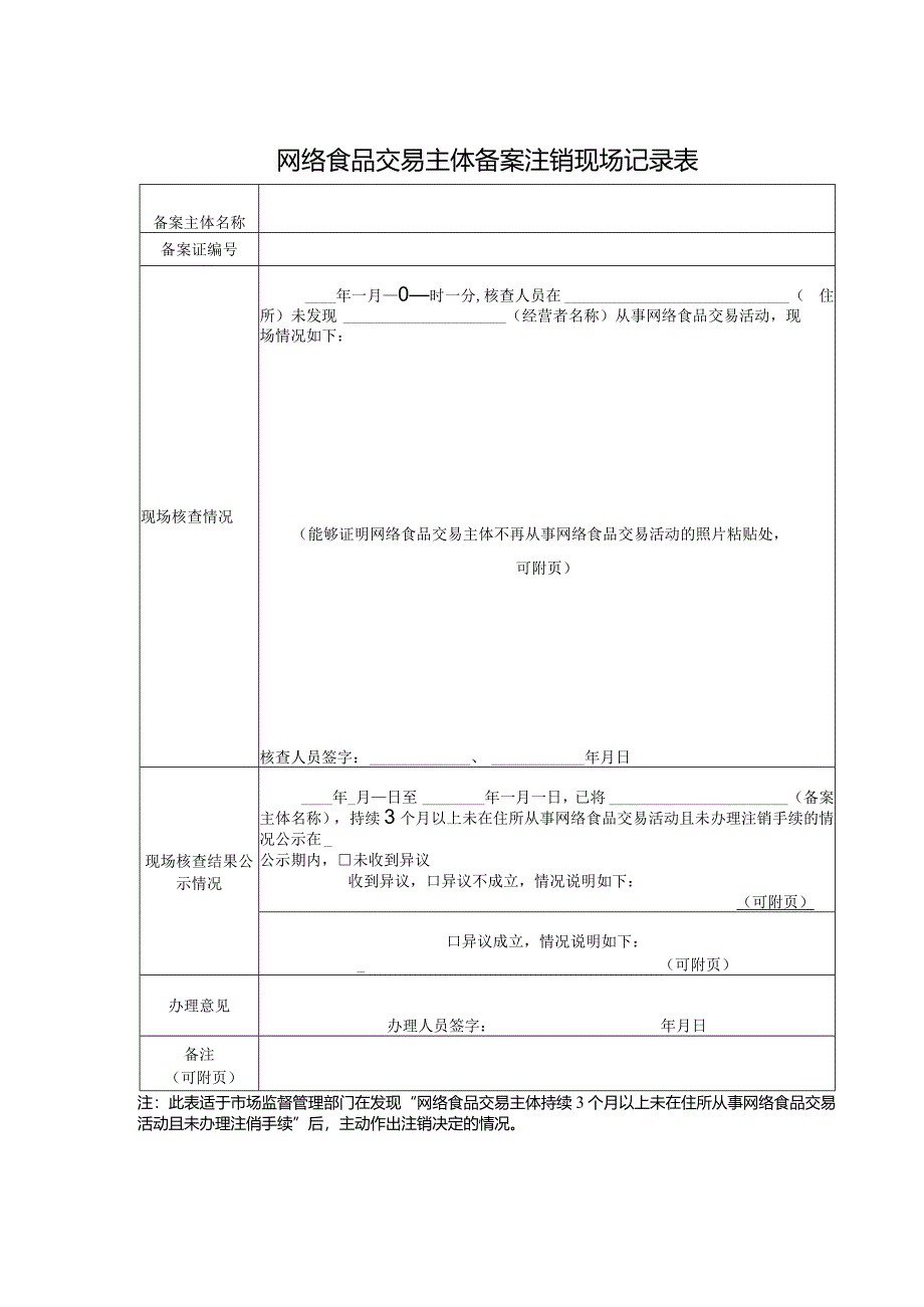 附件4.网络食品交易主体备案注销现场记录表.docx_第2页