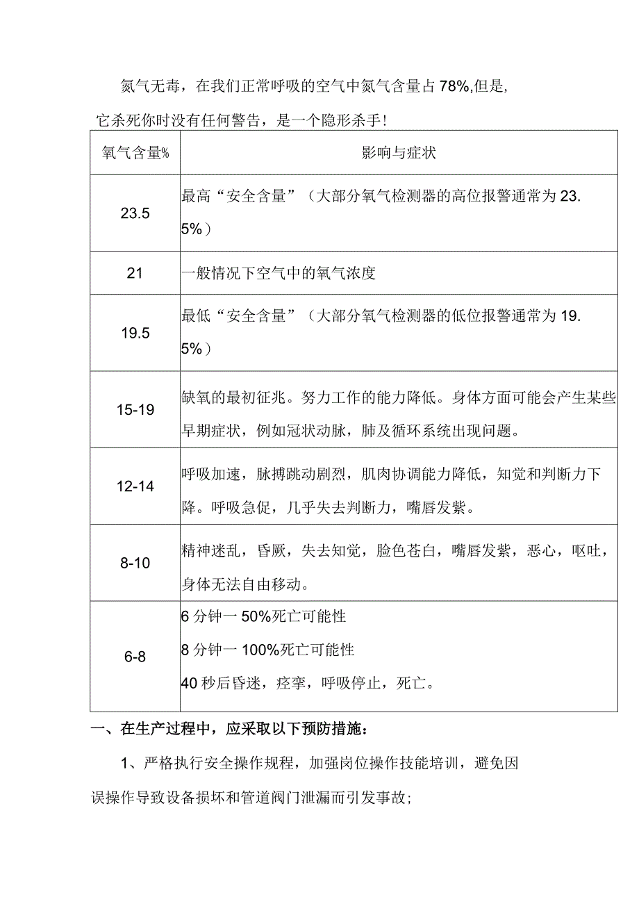 技能培训资料：氮气的危害.docx_第1页