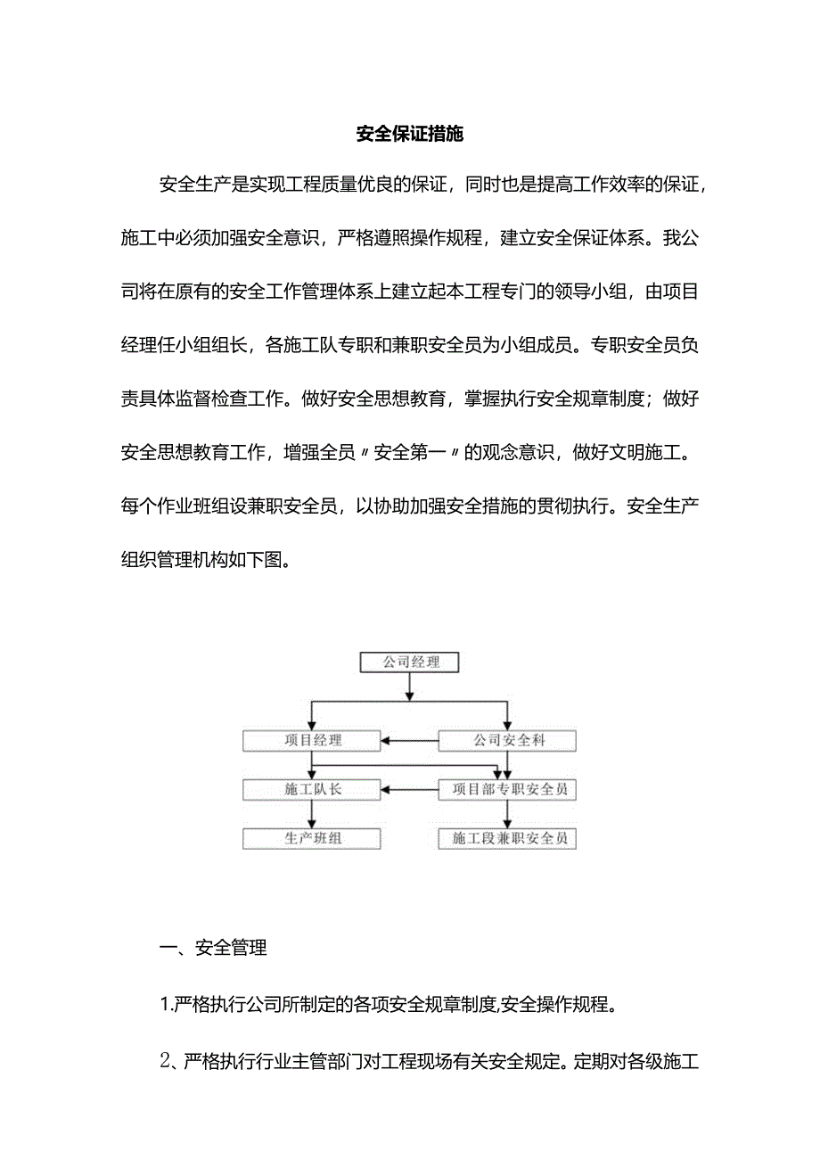 安全保证措施.docx_第1页