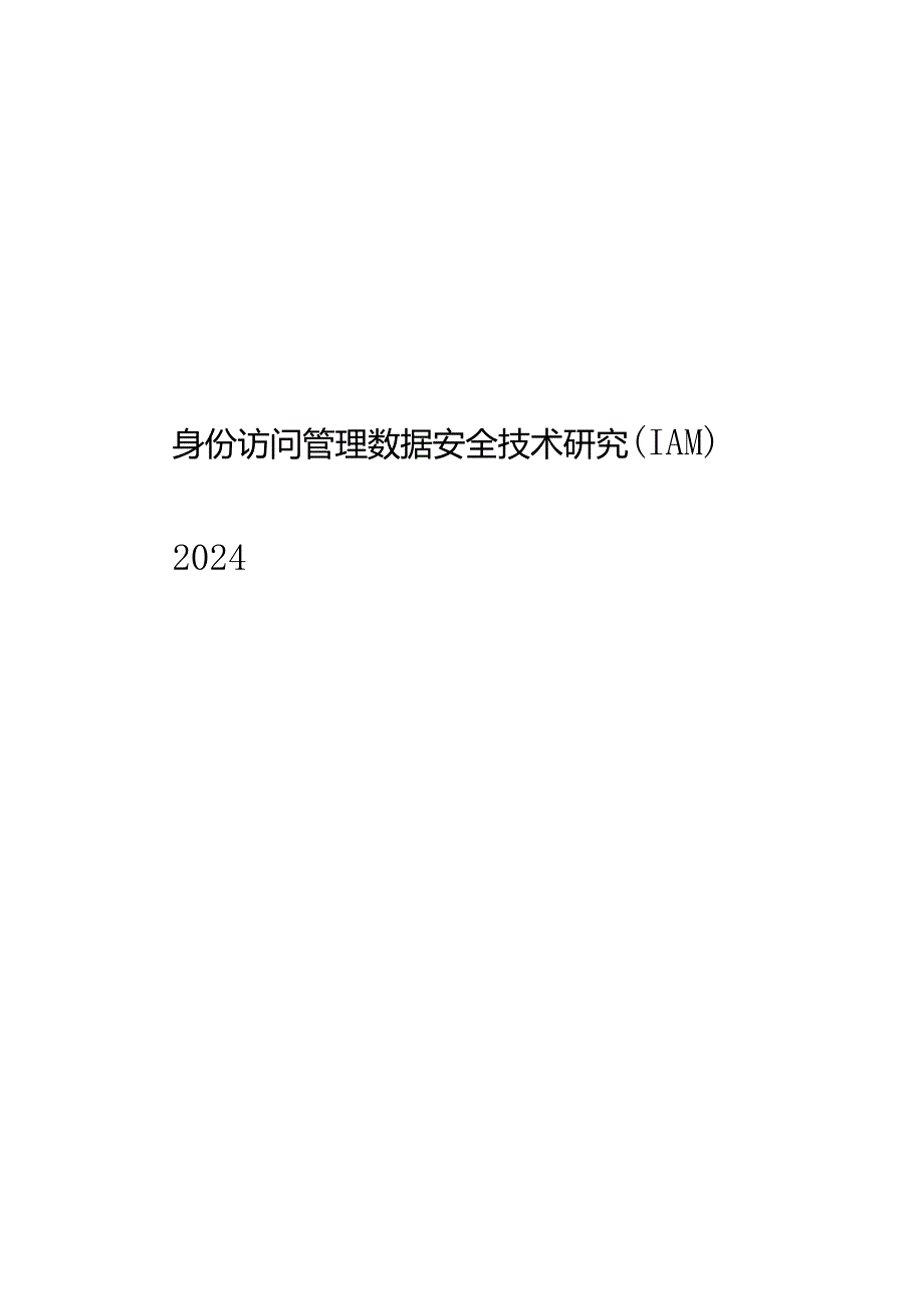 2024身份访问管理数据安全技术.docx_第1页