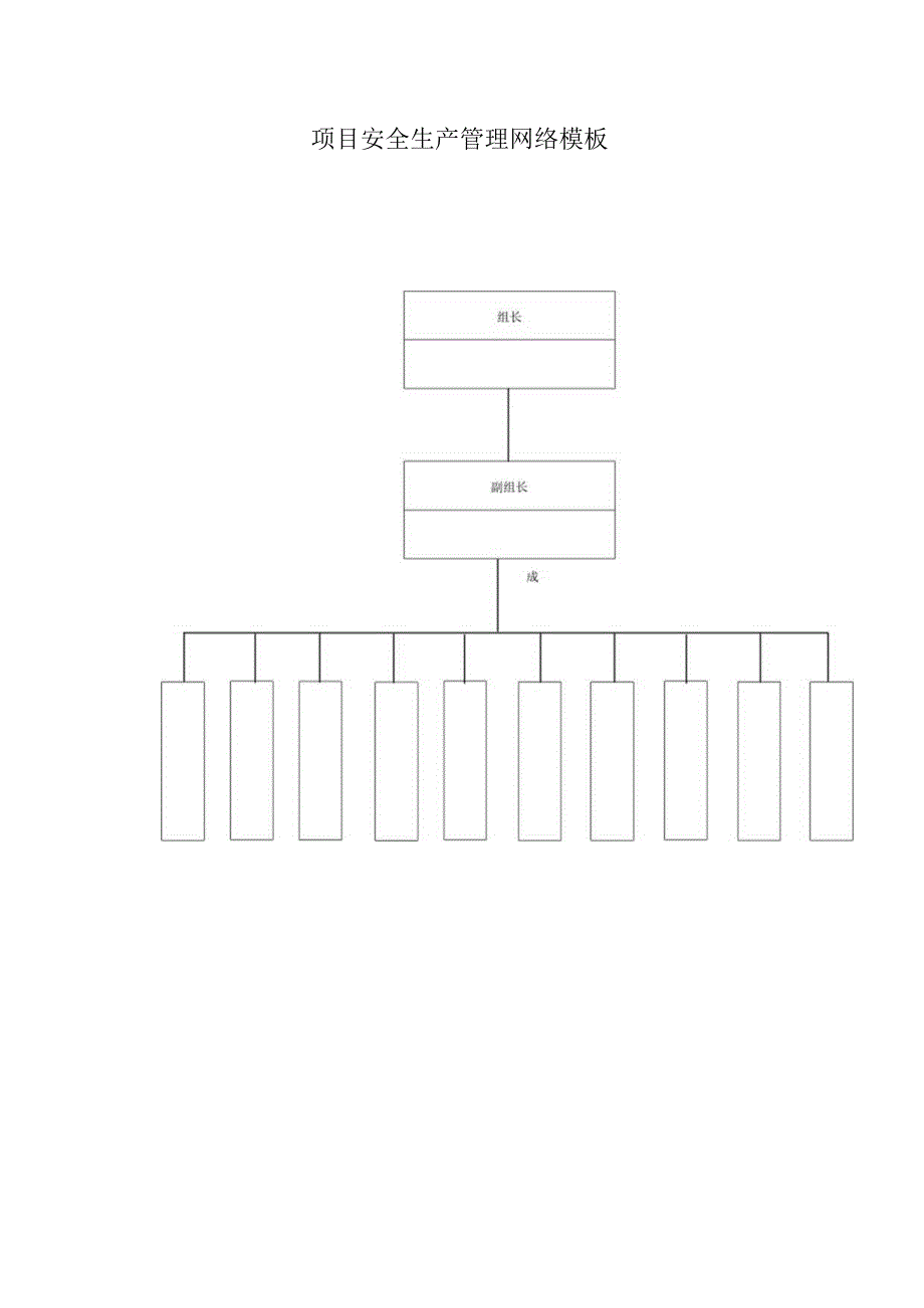 项目安全生产管理网络模板.docx_第1页