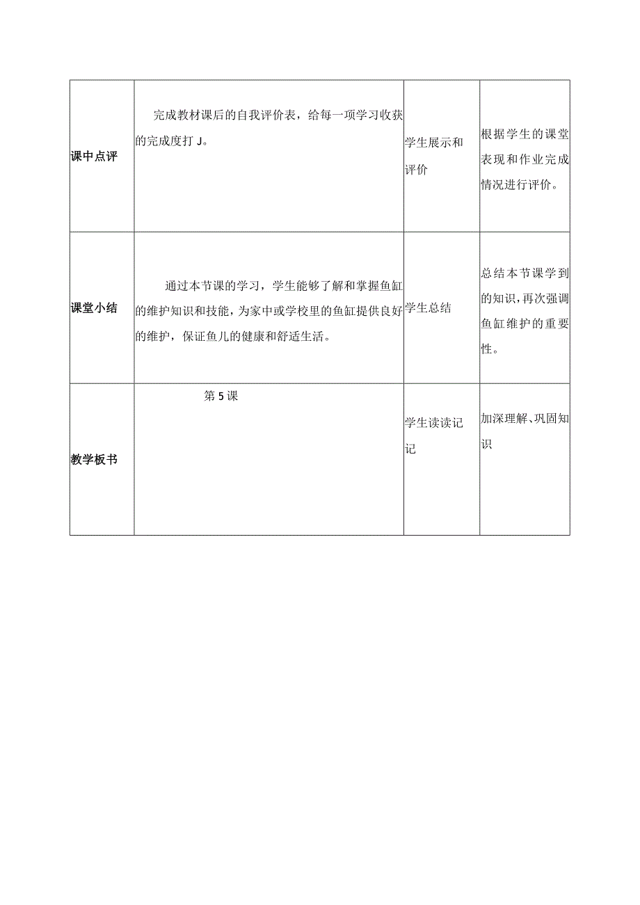 5-鱼缸的维护四年级劳动下册（人民版）.docx_第3页