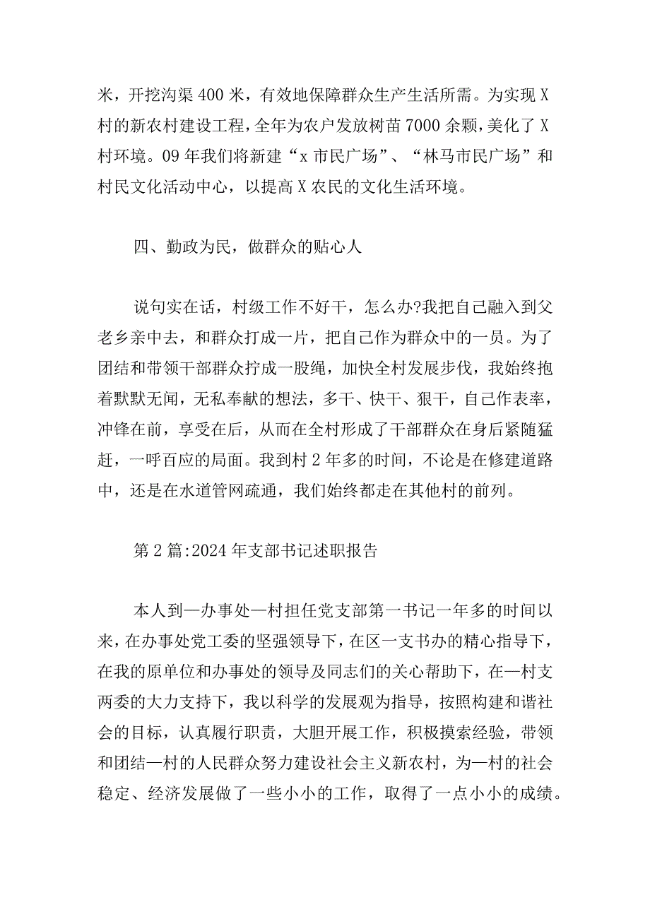 2024年支部书记述职报告范文三篇.docx_第3页