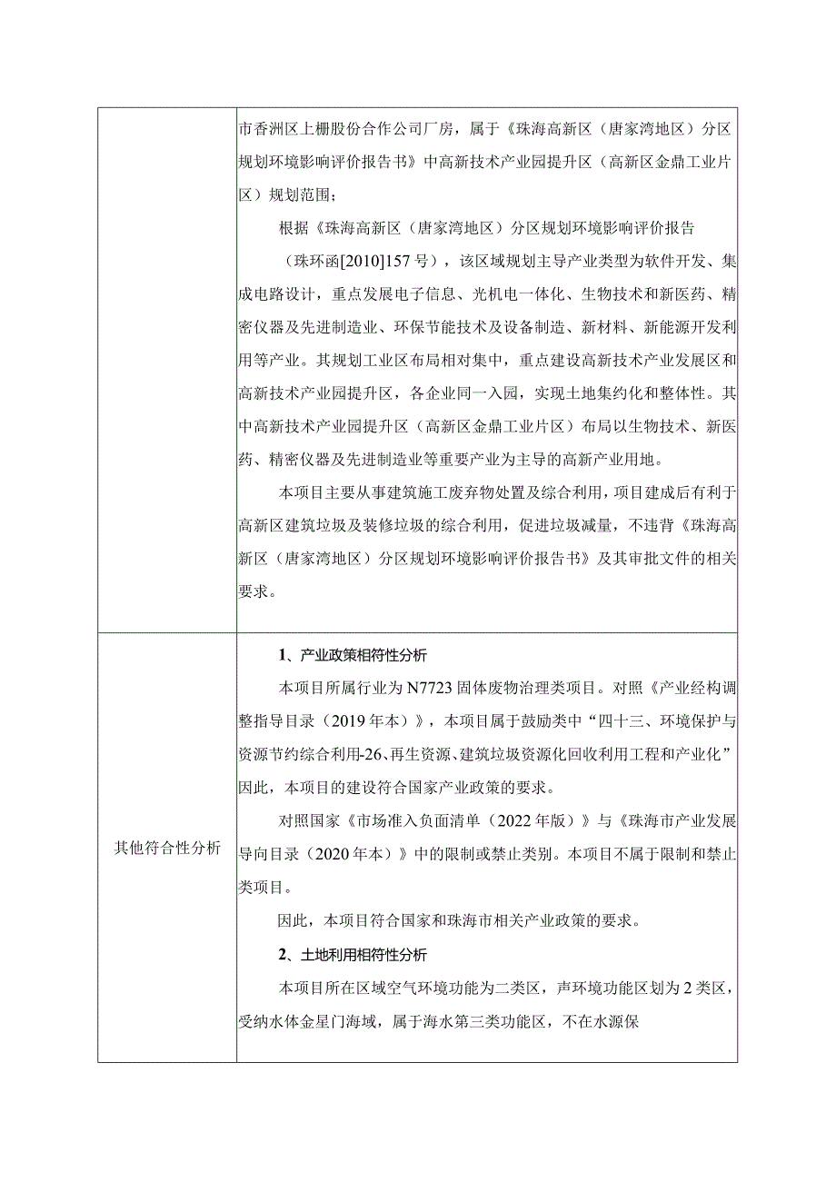 珠海利珠环保科技有限公司新建项目环境影响报告表.docx_第2页