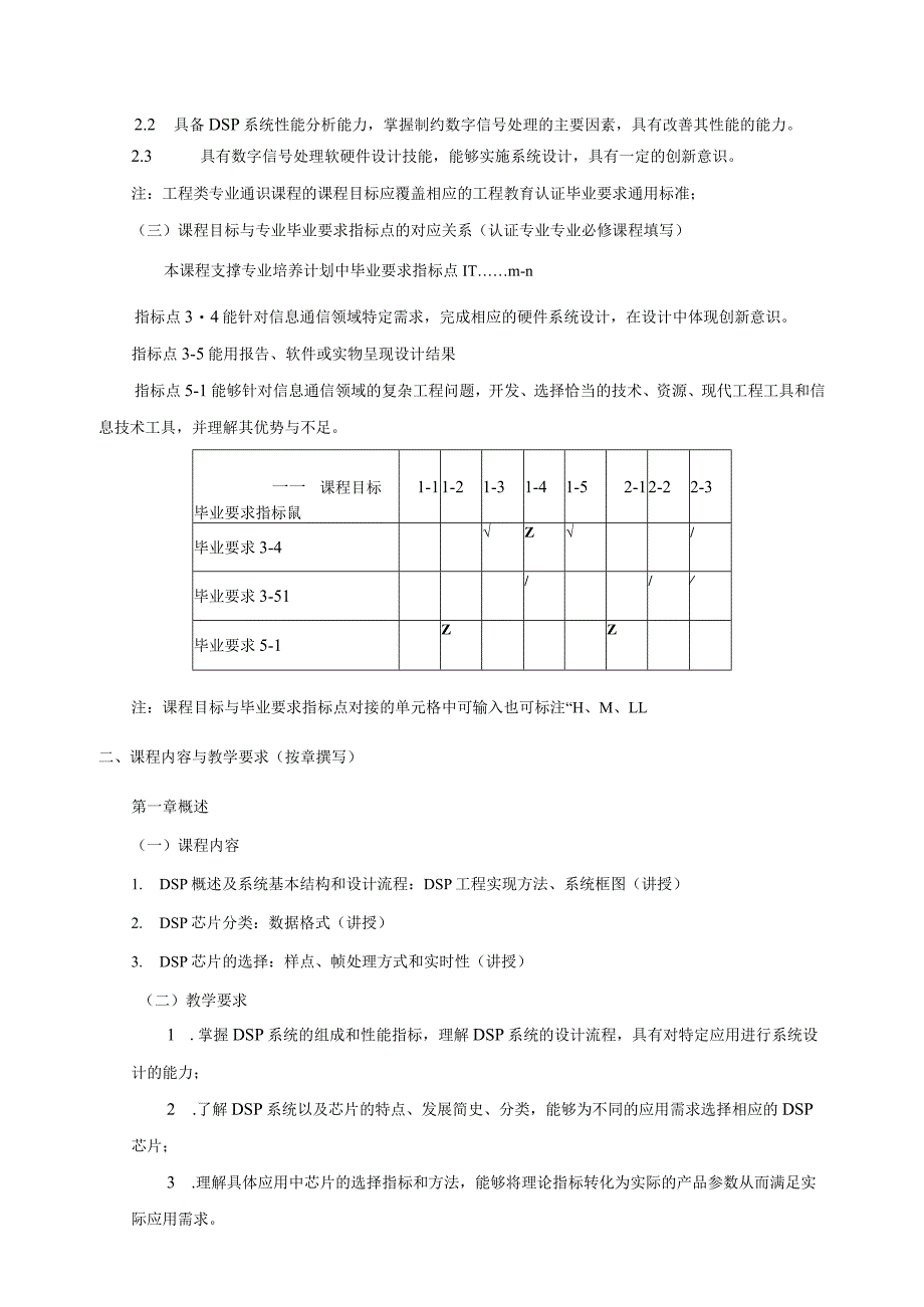 06410117DSP原理及应用大学高校课程教学大纲.docx_第2页