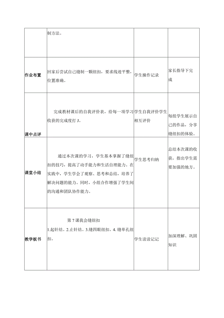 7-我会缝纽扣四年级劳动下册（人民版）.docx_第3页