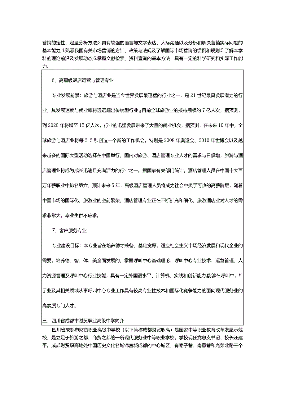 2024年2024四川省成都市财贸职业高级中学开设的专业一览表.docx_第3页