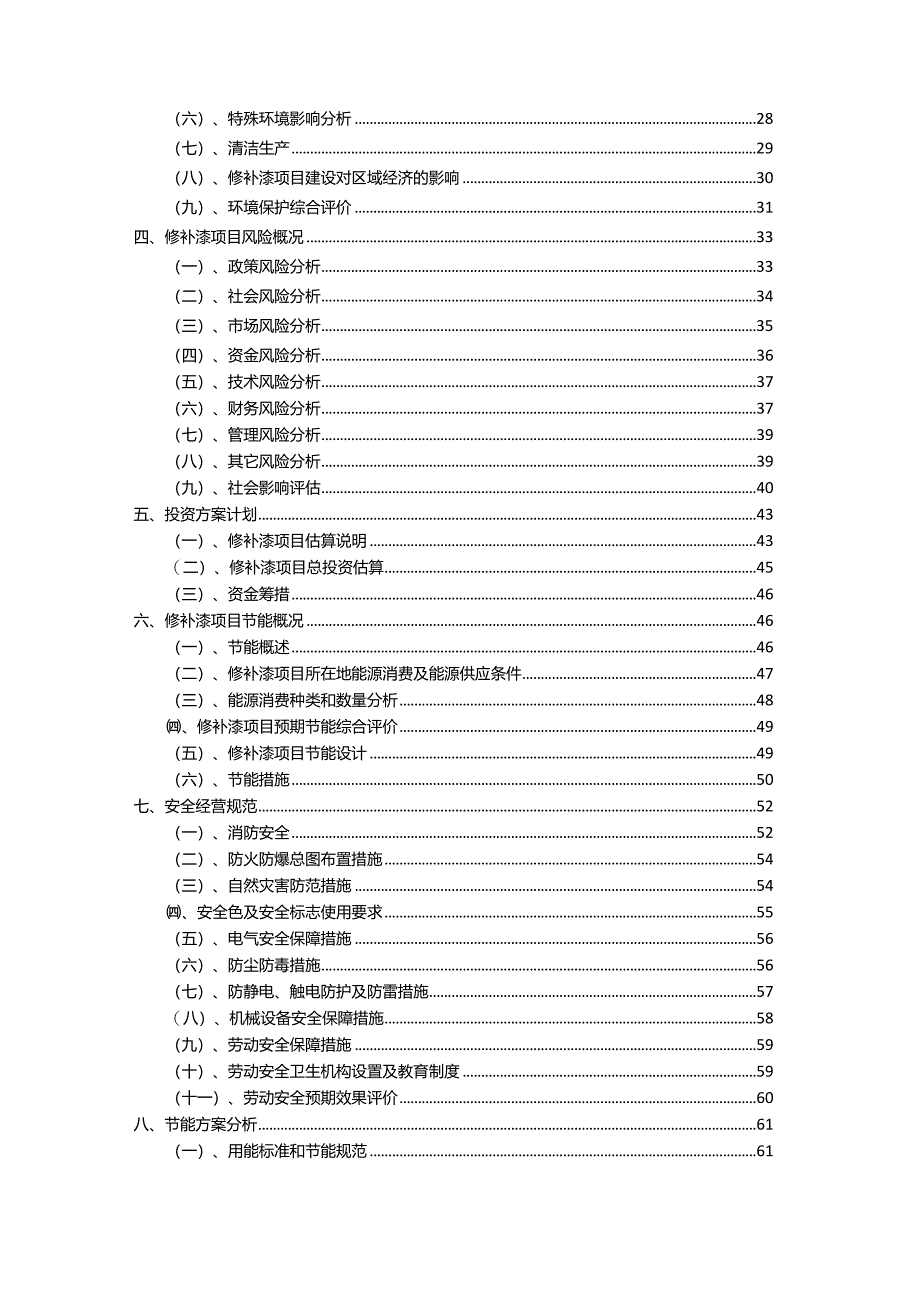 2023年修补漆行业相关项目实施计划.docx_第3页