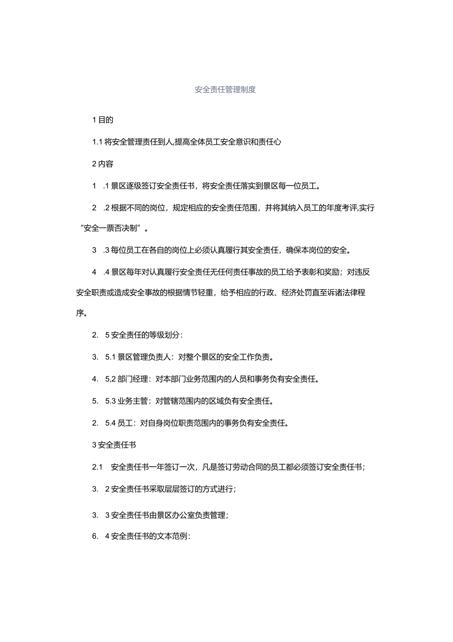 安全责任管理制度.docx_第1页