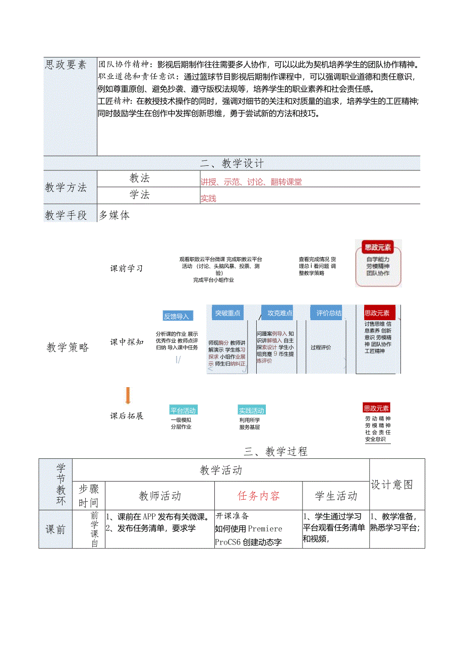 《影视制作案例教程——中文版PremiereProCS6实战精粹》教案第7章妙笔生花——字幕也能玩特技.docx_第2页