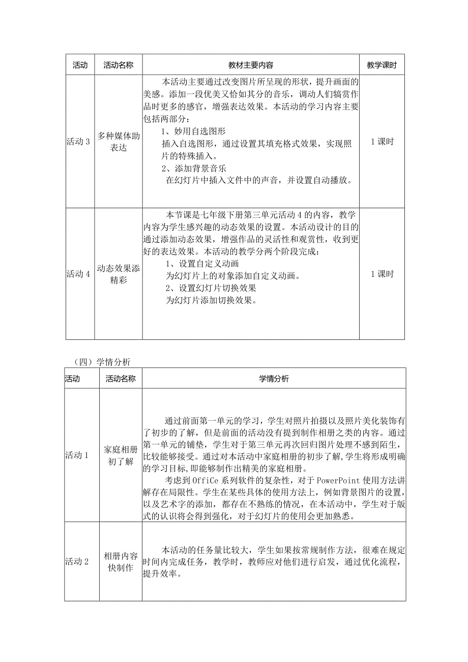 七年级下册《信息技术》第三单元《制作家庭相册》特色作业设计(优质案例15页).docx_第3页