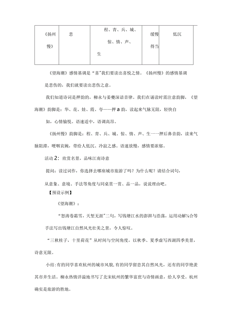 吟赏江南书写城市诗意美--《望海潮》与《扬州慢》群词阅读.docx_第3页