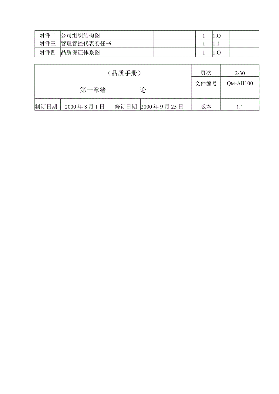 XX股份企业食品业ISO9000品质手册范文.docx_第2页