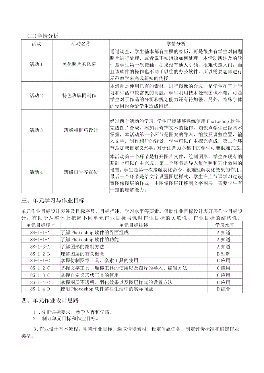 八年级上册信息技术《展示班级魅力》单元作业设计(优质案例19页).docx_第2页