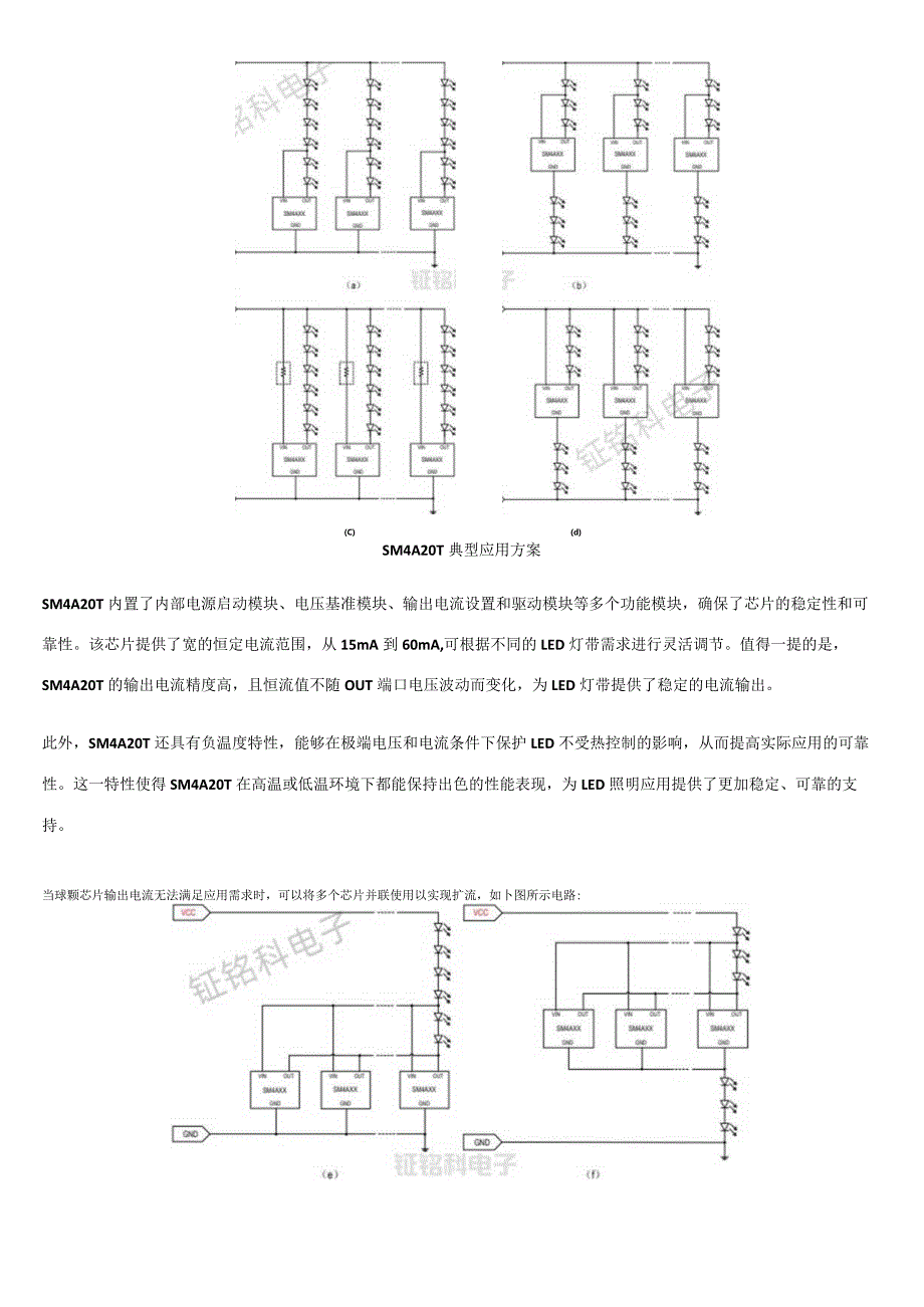 高精度低压线性恒流驱动芯片SM4A20T典型应用及方案详解.docx_第2页